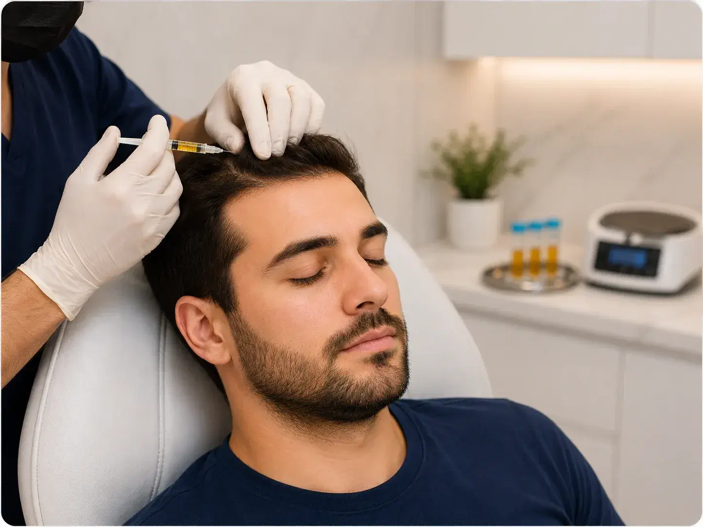 Hair GFC Therapy treatment process